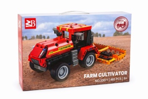 Set constructie tractor agricol 485 piese, 38 cm