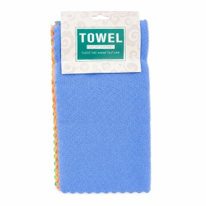 Set de 3 Prosoape de Bucatarie Semi Abrazive 30x30 CM, Lavete din Microfibra, Diferite Culori - Img 2