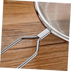 Strecuratoare bucatarie inox 18 cm, sita metalica fina pentru strecurat alimente - Img 5