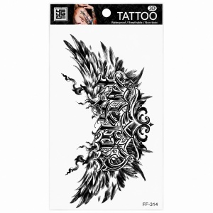 Tatuaj Temporar Semipermanent Tribal Gothic – 18 cm, Rezistent la Apă