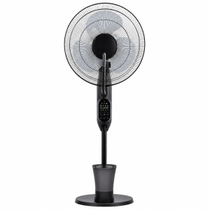 Ventilator cu Umidificator, Negru, 75W, 220V, 3 Viteze, Timer 7.5 Ore, Oscilație 70° - Img 2