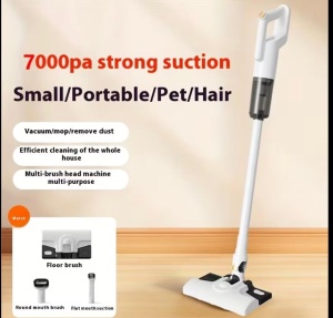Aspirator vertical fara fir 7000Pa, portabil, 3 capete curatare, baterie 2000mAh - Img 3