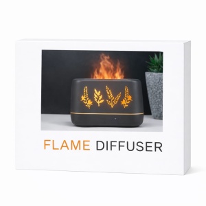 Difuzor Aromaterapie cu Efect de Flacără și LED, Plastic - Img 3