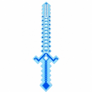 Sabie de jucărie albastra , cu lumini , 54 cm – sabie din plastic pentru copii