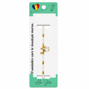 Set 12 Brățări cu Pandantiv Delfin, Reglabile, Multicolore, cu Mărgele Decorative și Detalii Aurii - Img 2