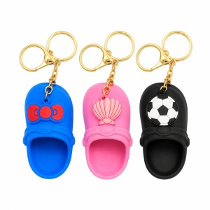 Set 12 Brelocuri Papuc 7 cm pentru Chei și Ghiozdan – Diverse Culori și Modele - Img 1
