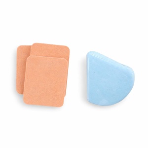 Set de buretei cosmetici pentru machiaj, 4 bucati, aplicare uniforma fond de ten si produse make-up - Img 2
