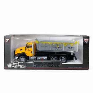 Camion de constructii, tip basculanta , model die-cast din metal 26.5cm