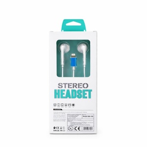 Casti stereo cu fir Lightning pentru iPhone, microfon si control volum - Img 2