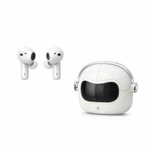 Căști wireless Hongyu T40 TWS Bluetooth design astronaut, albe