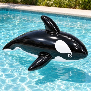 Colac Gonflabil Orca 134 cm – Balenă pentru Piscină și Plajă - Img 5