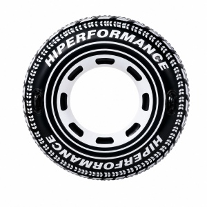 Colac Gonflabil Tip Anvelopă 90 cm – Colac de Înot Negru pentru Piscină, Plajă și Relaxare