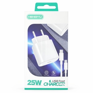 Încărcător priză Hongyu 25W Fast Charger cu cablu USB-C, încărcare rapidă - Img 3