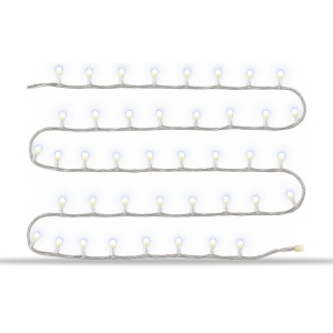 Instalație LED tip liniară, 240 LED-uri, 30 m, alb rece, fir alb - Img 2