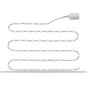 Instalație LED Tip liniară din sarma siliconata, 100 m, 800 LED alb rece - Img 3