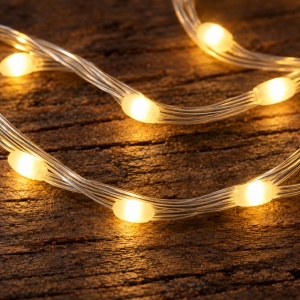 Instalație luminoasă liniară de Crăciun, 400 LED-uri, 50 m, fir siliconat, alb cald - Img 5