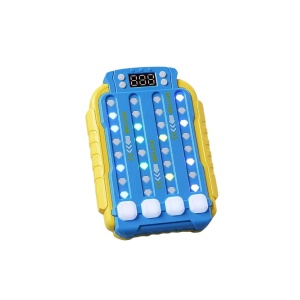 Joc Electronic Portabil Rhythm Lumini Sunete , Consola Reflexe Rapid Push Indemanare Copii 3+