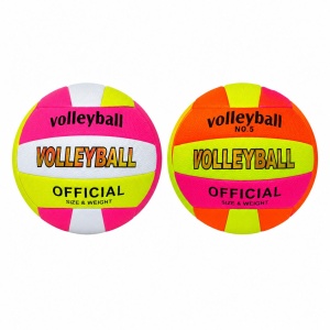 Minge de Volei Oficială – Culori Neon Diverse, Model Aleatoriu pentru Plajă și Sport
