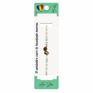 Set 12 Brățări cu Pandantiv Scoici, Reglabile, Multicolore, cu Perle Decorative și Detalii Aurii - Img 2