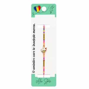 Set 12 Brățări cu Unicorn , Reglabile, Multicolore, Mărgele Colorate - Img 2