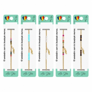 Set 12 Brățări de Mână Reglabile cu Pandantiv Căluț de Mare – Brățări Elegante cu Mărgele Colorate