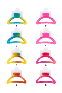 Set 12 Cleme Par 10cm Gradient , Accesorii Colorate si Rezistente pentru Par - Img 2