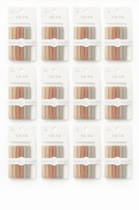 Set 12 elastice par nud, rezistente, 6 elastice pe card, pentru uz zilnic