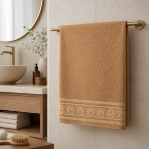 Set 12 Prosoape de Baie 70x140 cm – Prosoape Mari din Poliester, 6 Culori Elegante, Absorbante și Rezistente - Img 3