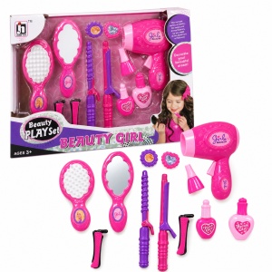 Set de înfrumusețare pentru fetițe cu accesorii de păr și machiaj, 3 ani+ - Img 2