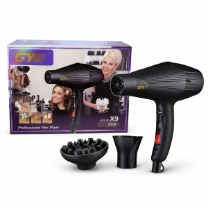 Uscător de păr profesional din plastic, GW-X9, Negru