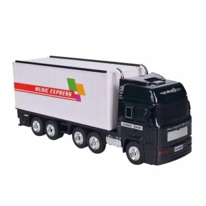 Boxă portabilă Bluetooth în formă de camion Music Express cu radio FM, USB, TF și funcție selfie, Alb