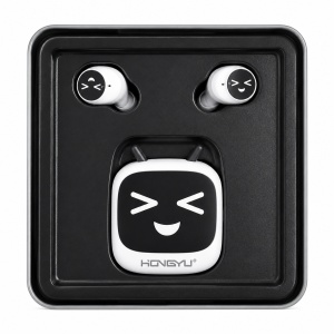Căști Wireless Bluetooth T18 Albe – Earbuds BT 5.3 cu Sunet HD și Touch Control - Img 2