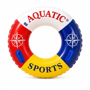 Colac Gonflabil pentru Înot 90 cm – Colac Gonflabil Multicolor pentru Piscină și Plajă