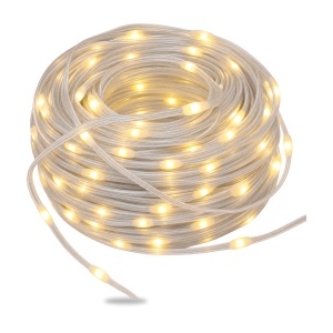 Instalație LED Tip liniară din sarma siliconata, 100 m, 800 LED, lumină alb cald - Img 7
