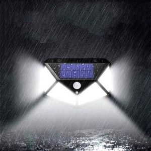 Lampa solară de perete LED, plastic, IP65, autonomie 35000 ore, neagră - Img 4