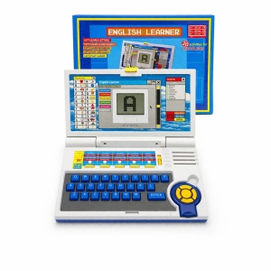 Laptop educativ copii English Learner cu jocuri si sunete, invatare interactiva, 30 cm