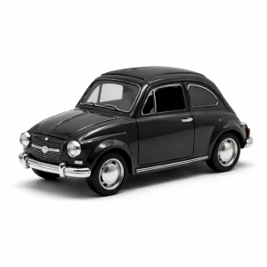 Masinuta clasica metalica neagra pullback 1:36 model vintage - Img 2