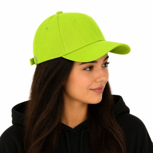 Sapca verde neon reglabila unisex, stil casual - Img 2