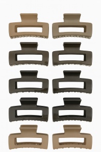 Set 12 Cleme Par 13cm Matte Neutre , Accesorii Rezistente pentru Par Lung