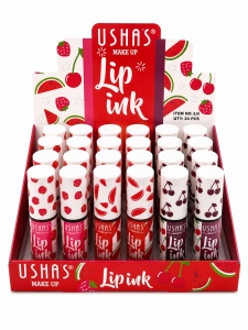 Set 24 Lip Ink USHAS Strawberry – Tint pentru Buze cu Efect Natural, Rezistență Îndelungată