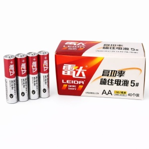 Set 40 baterii R6 AA zinc carbon 1.5V pentru telecomenzi si dispozitive