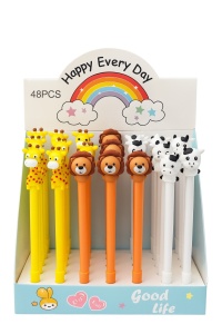 Set 48 Pixuri Animale Happy Every Day , Girafa, Leu, Vacuta , Pixuri Copii - Img 2