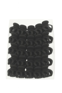 Set 50 Clamute Par Mini Matte Negre , Accesorii Rezistente pentru Coafuri - Img 2