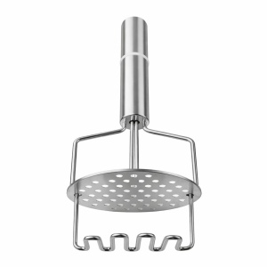 Zdrobitor de cartofi din oțel inoxidabil, argintiu, cu mâner ergonomic