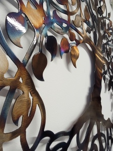 Decor perete Copacul Infinitului 100 × 100 cm – decorațiune modernă pentru interior - Img 4