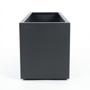 Jardiniere din metal 90 x 35 x 45 cm, Gri antracit - Img 5