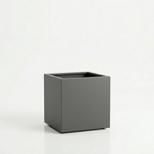 Jardiniere din metal 50 x 35 x 45 cm, Gri antracit - Img 5