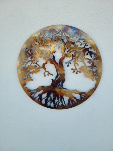 Decor perete Copacul Vieții 100 × 100 cm – decorațiune modernă interior - Img 6