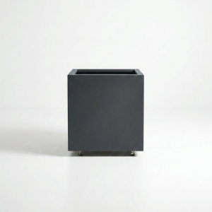 Jardiniere din metal 50 x 35 x 45 cm, Gri antracit - Img 3