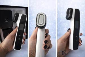 Aparat multifunctional Lifting Facial, Hidratare, Ingrijire Ochi, Gat, Fata, RF, LED, COOL, Curatare, 15 W - Img 3